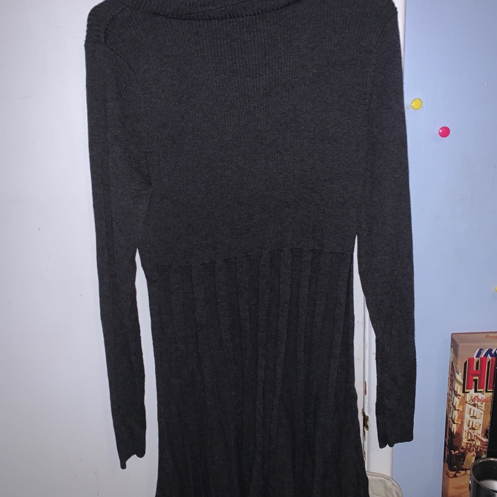 Grey Calvin Klein Turtleneck dress